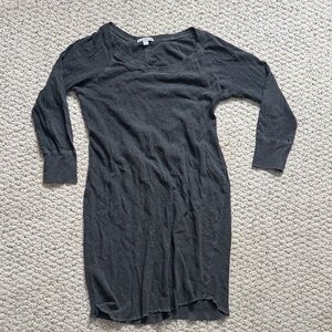 James Perse Charcoal Gray Dress